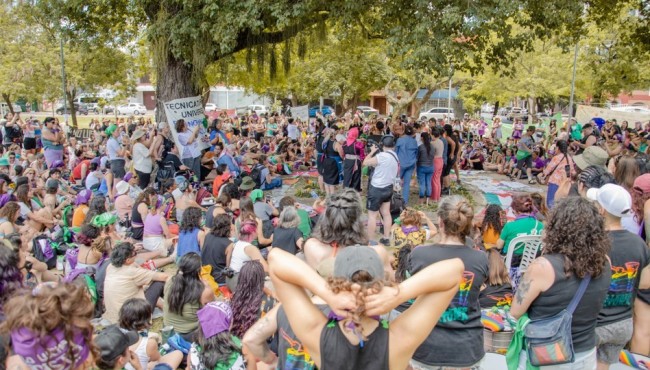 La Asamblea Feminista Abya Yala encendió su voz en Corrientes