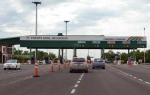 Desde el sábado aumentan los peajes en Corrientes