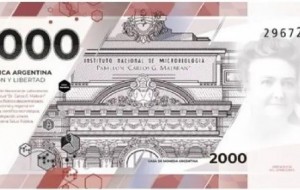 Aprobaron la creación del billete de 2.000 pesos