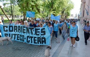 Suteco demandó aumento salarial en mayo para docentes de Corrientes