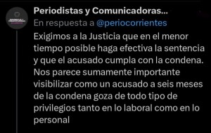 Caso Federico Soto: Red de Periodistas y Comunicadoras de Corrientes repudió su accionar periodístico