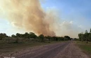 Se quemó una Reserva Natural y hay alerta por fuego en Laguna Soto