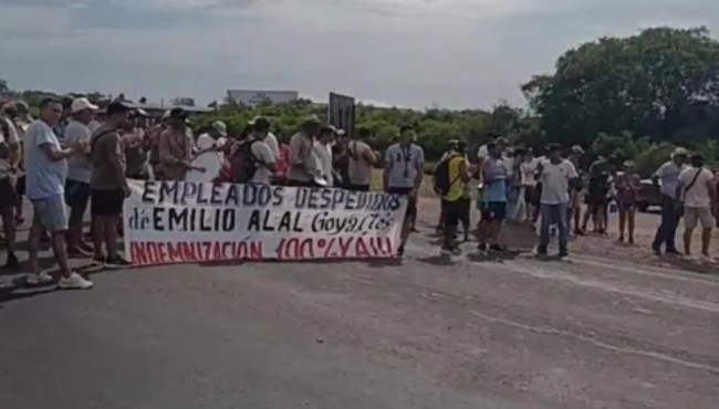 Ex trabajadores de ALAL mantienen cortes de ruta en Goya por indemnizaciones