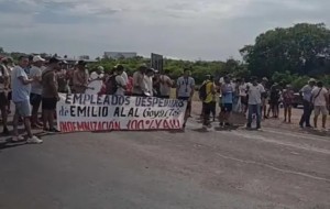 Ex trabajadores de ALAL mantienen cortes de ruta en Goya por indemnizaciones