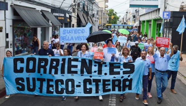 SUTECO adhiere al paro nacional docente convocado por CTERA